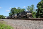 NS 4438 leads train 10K through Cove PA at milepost 116